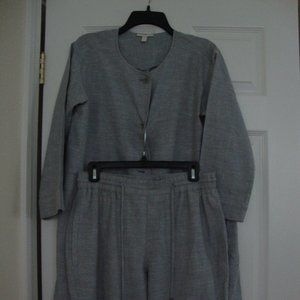 Eileen Fisher Organic Cotton Pants & Top Set